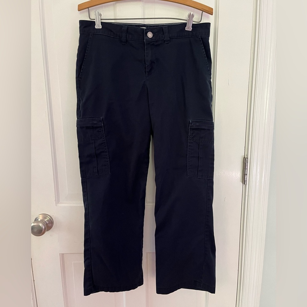 Vintage Dickies Women’s Navy Chino Cargo Pants Size 4R